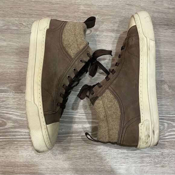 Pajar Tray Men's Winter Sneaker high top Wool Sued Sz 11 - Picture 2 of 9